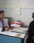 Female Doctor training a woman